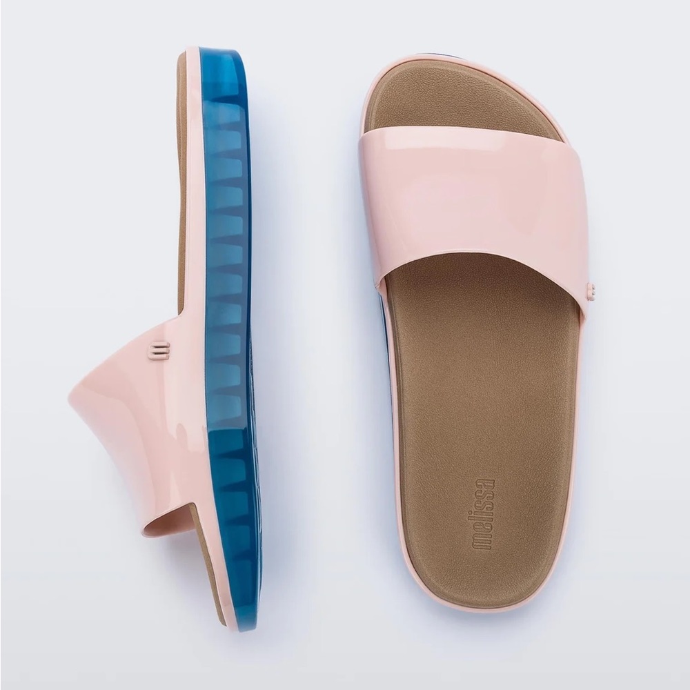 Melissa Slides, Size 10, Pink
